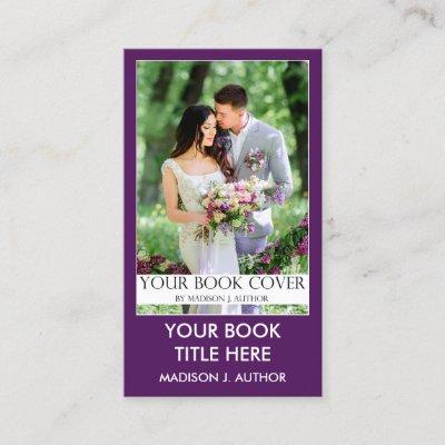 Writer Author Book Cover Purple or Pick Color