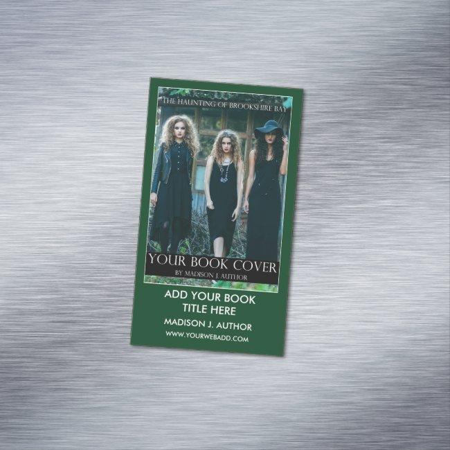 Writer Author Book Promotion Green or Pick Color Magnet