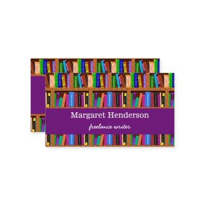 Writer / Author Book Promotion Shelf Pattern