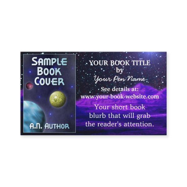 Writer Author Book Promotion Space Science-Fiction