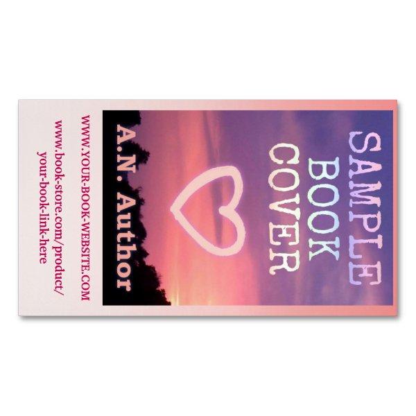 Writer Author Promotion Book Cover Website Pink  Magnet