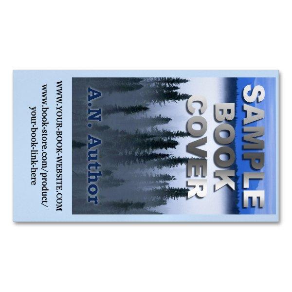 Writer Author Promotion Book Cover with Website Magnetic