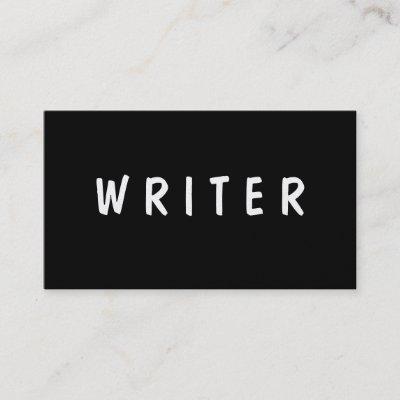 Writer | Author | Text