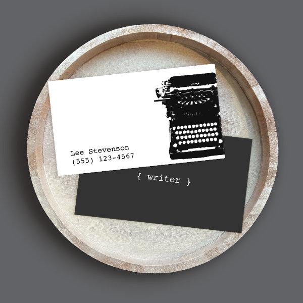 Writer Black Vintage Typewriter