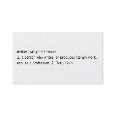 Writer Defined [as You]