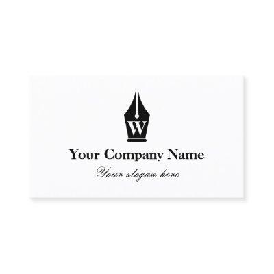 Writer logo monogram template ink pen writing