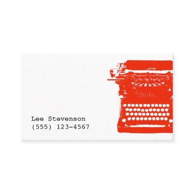 Writer Typewriter