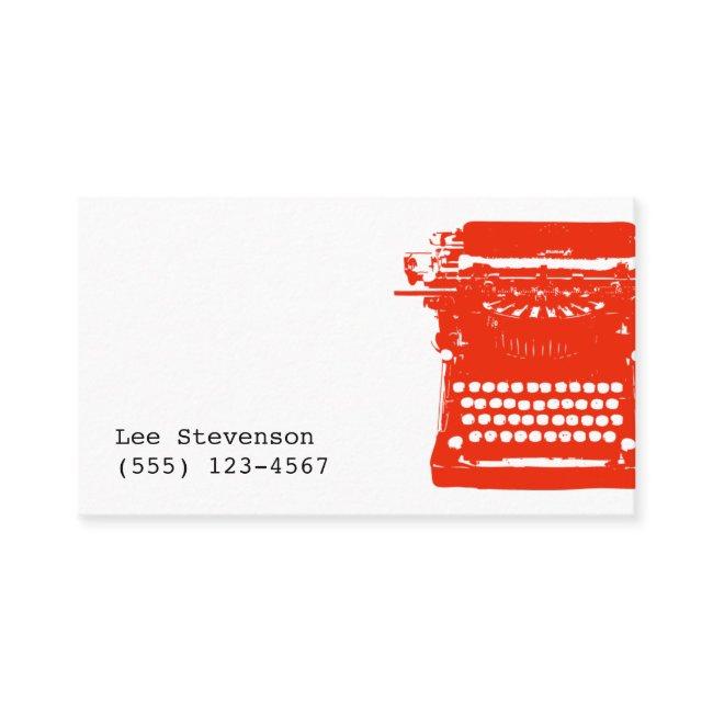 Writer Typewriter