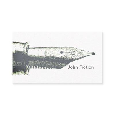 Writer Vintage Silver Fountain Pen Nib Logo