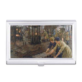 WW1 1918 Women Working at a Munitions a Factory   Case