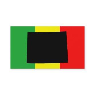Wyoming with Rasta Colors