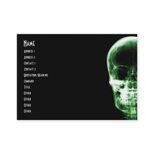 X-RAY VISION SKELETON SKULL - GREEN
