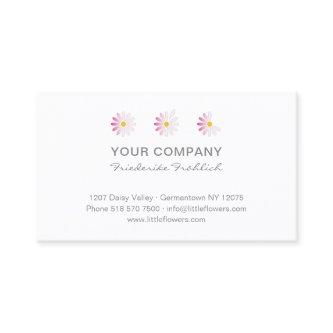 ♥ y.Bee Little Pink Daisy Flowers. Modern Floral