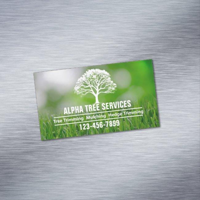 Yard Lawn Care Landscaping Arborist Tree Service Magnet