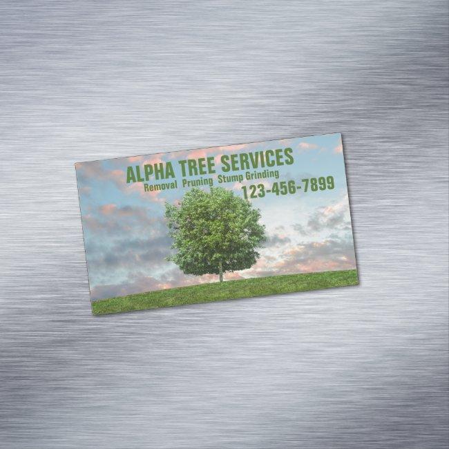 Yard Lawn Care Landscaping Tree Trimming Service Magnet