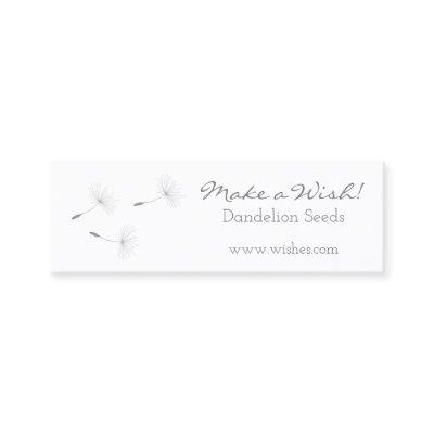♥ yBee *Make a Wish* Blowball Seeds . floral Mini
