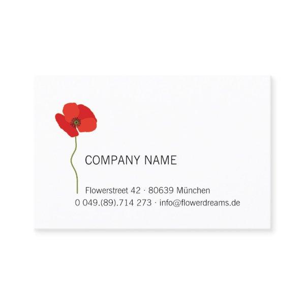 ♥ yBee *Red Poppy* Papaver rhoeas . 01 . floral