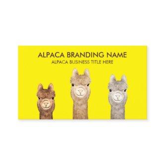 Yellow Alpaca Animal
