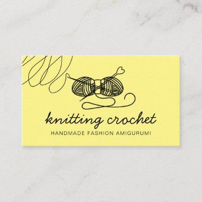 Yellow Amigurumi Handmade Yarn Knit Crochet