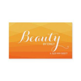 Yellow And Orange Polygonal Background