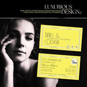 Yellow and Silver Frame with Noble Diamonds & Logo