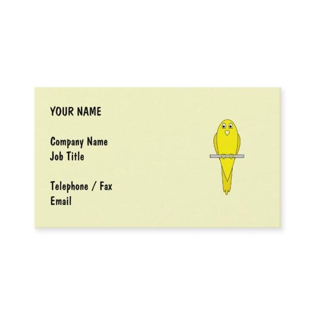 Yellow Bird. Canary.