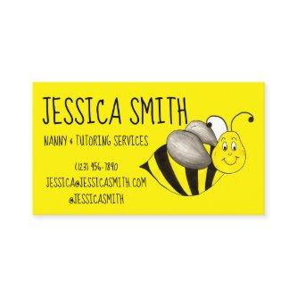 Yellow Black Bumble Bee Bumblebee Insect Buzz