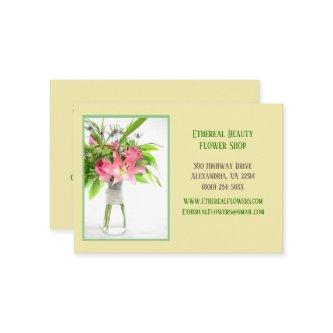 Yellow Botanical Flower Shop