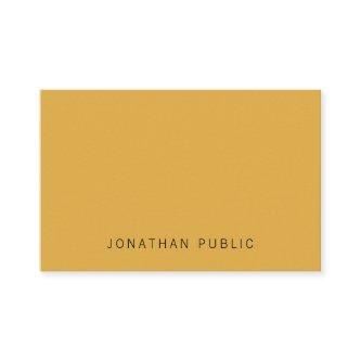 Yellow Brown Modern Minimalist Simple Template