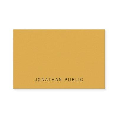 Yellow Brown Modern Minimalist Simple Template