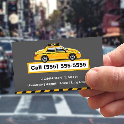 Yellow Cap Taxi Driver Chauffeur Magnetic