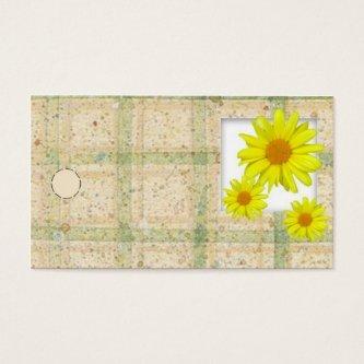 Yellow Daisies Hang Tag