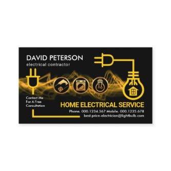 Yellow Electric Circuit Lightning Electrician