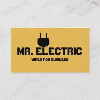 Yellow Electrician Electric Electricity Company