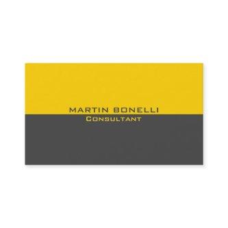 Yellow Grey Special Unique Plain Clean