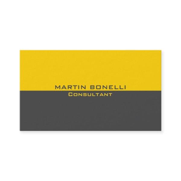 Yellow Grey Special Unique Plain Clean