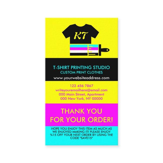 Yellow Heat Transfer Vinyl Clothing Washing