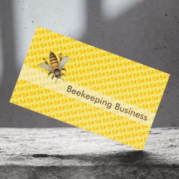Yellow Honeycomb Beekeeping Apiary