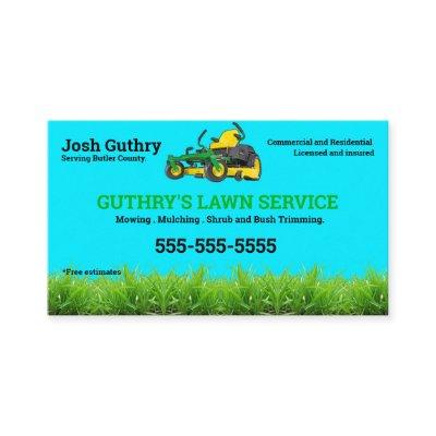 Yellow Lawncare Zero Turn mower