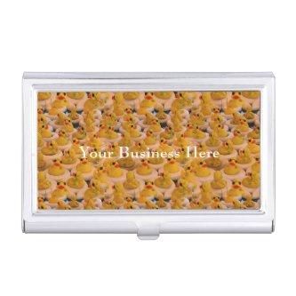 Yellow Rubber Ducks Cute Pattern  Holder