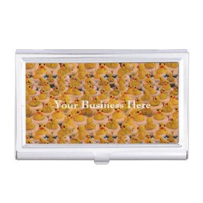 Yellow Rubber Ducks Cute Pattern  Holder