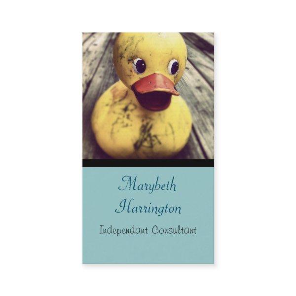 Yellow Rubber Ducky Needs a Bath!
