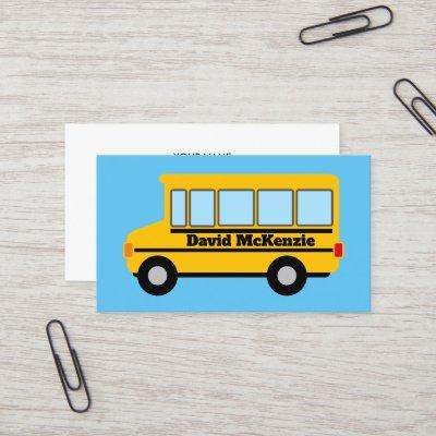 Yellow school bus driver  template