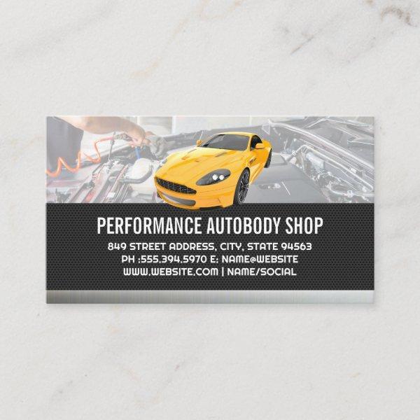 Yellow Sports Car | Mechanic Services