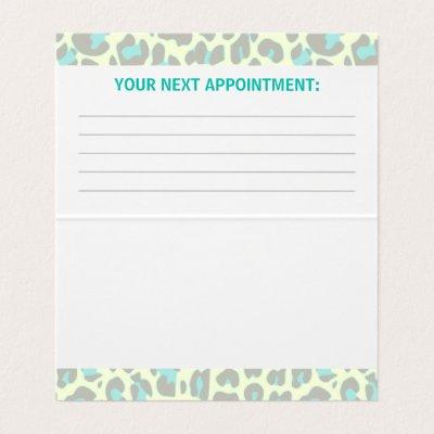 Yellow Teal Leopard Print Rockabilly Pattern Cute