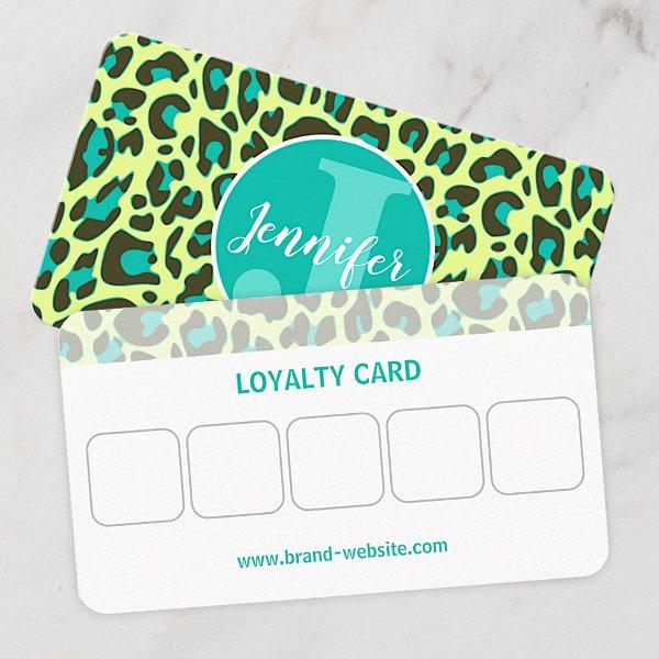 Yellow Teal Leopard Print Rockabilly Pattern Cute