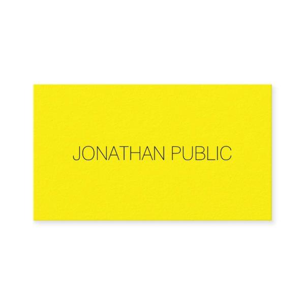 Yellow Template Professional Modern Elegant Trendy