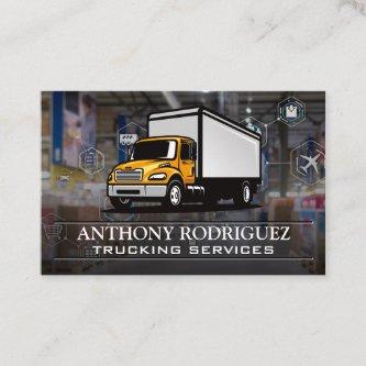 Yellow Truck | Logistics Warehouse