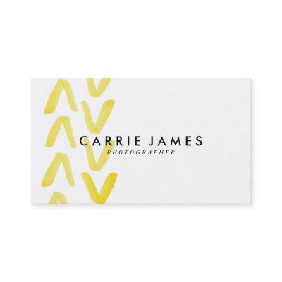 Yellow Watercolor Arrow