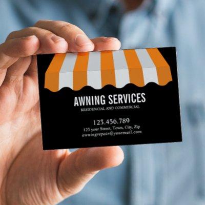 Yellow White Awning Services Cleaning Professional